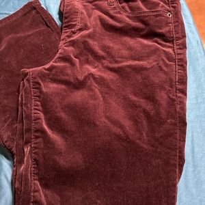 STS Blue Emma mid rise corduroy skinny pant size 32 14/16